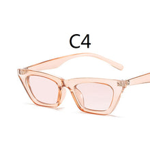 Load image into Gallery viewer, Retro Cat Eye Sun Eye Sunglasses Metal Hinge Women&#39;s Casual Sungalsses