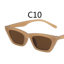 Load image into Gallery viewer, Retro Cat Eye Sun Eye Sunglasses Metal Hinge Women&#39;s Casual Sungalsses