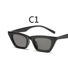 Load image into Gallery viewer, Retro Cat Eye Sun Eye Sunglasses Metal Hinge Women&#39;s Casual Sungalsses