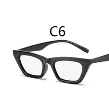 Load image into Gallery viewer, Retro Cat Eye Sun Eye Sunglasses Metal Hinge Women&#39;s Casual Sungalsses