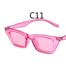 Load image into Gallery viewer, Retro Cat Eye Sun Eye Sunglasses Metal Hinge Women&#39;s Casual Sungalsses