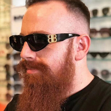 Retro Cat Eye Sunglasses Men Brand Designer Vintage Women Sun Glasses Outdoor Shades Triangle Mirror Oculos De Sol