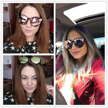 Load image into Gallery viewer, Retro Cat Eye Sunglasses Women  Big Frame Glasses Celebrity Sunglasses Female Vintage Eyewear Oversized Men Oculos De Sol