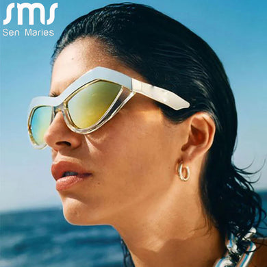 Retro Cat Eye Sunglasses Women  Brand Designer Vintage Small Frame Sun Glasses Female Black Shades Oculos De Sol