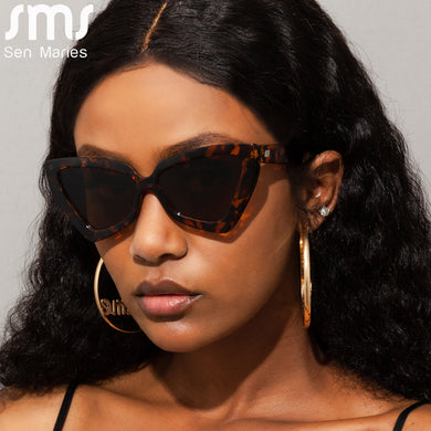 Retro Cat Eye Sunglasses Women Vintage Thick Frame Sun Glasses Men UV400 Shades Ladies Brand Designer Eyewear Gafas