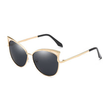 Load image into Gallery viewer, Retro Cat Eye Sunglasses for Women Men  Hollow Design Vintage Sun Glasses Mirror Lens Female Male Tinted Eyewear UV400