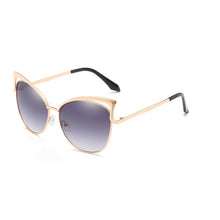 Load image into Gallery viewer, Retro Cat Eye Sunglasses for Women Men  Hollow Design Vintage Sun Glasses Mirror Lens Female Male Tinted Eyewear UV400