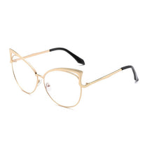 Load image into Gallery viewer, Retro Cat Eye Sunglasses for Women Men  Hollow Design Vintage Sun Glasses Mirror Lens Female Male Tinted Eyewear UV400