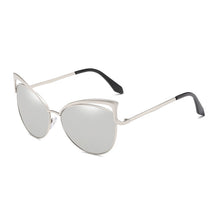 Load image into Gallery viewer, Retro Cat Eye Sunglasses for Women Men  Hollow Design Vintage Sun Glasses Mirror Lens Female Male Tinted Eyewear UV400