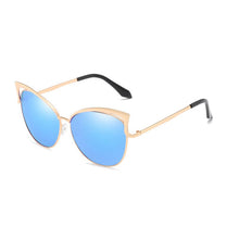 Load image into Gallery viewer, Retro Cat Eye Sunglasses for Women Men  Hollow Design Vintage Sun Glasses Mirror Lens Female Male Tinted Eyewear UV400