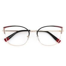 Load image into Gallery viewer, Retro Cat Eye Vintage Women Round Eyewear Frames Female Optical Prescription Glasses For Sight Square Ladies Clear Fake Glasses