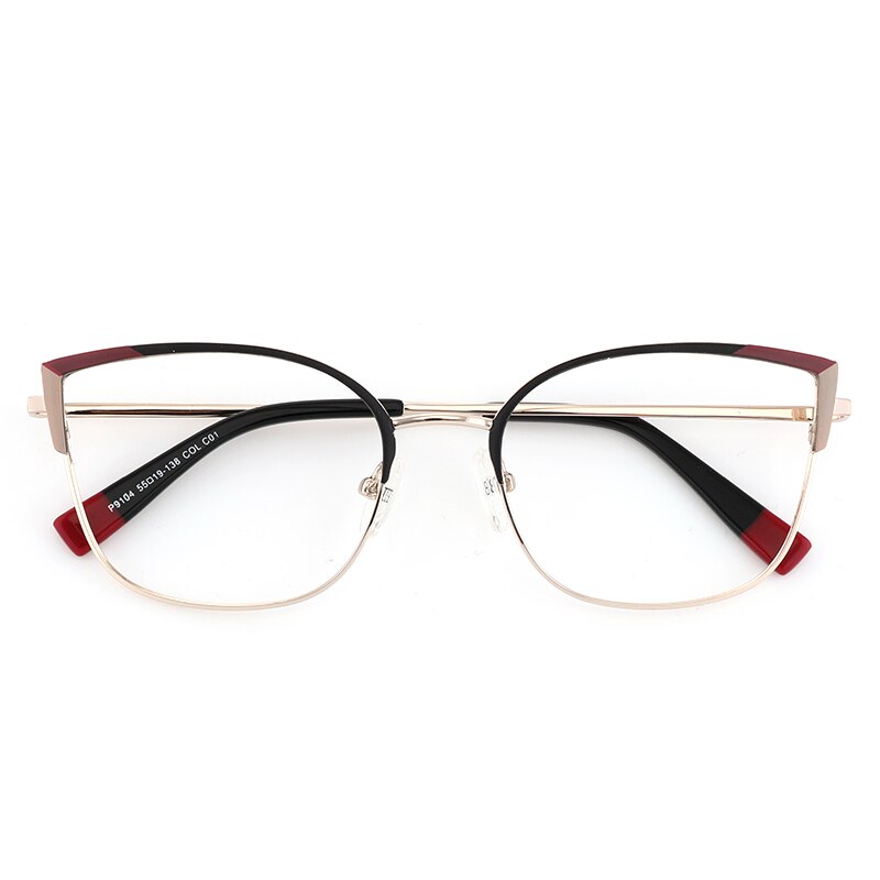 Retro Cat Eye Vintage Women Round Eyewear Frames Female Optical Prescription Glasses For Sight Square Ladies Clear Fake Glasses