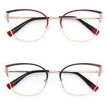 Load image into Gallery viewer, Retro Cat Eye Vintage Women Round Eyewear Frames Female Optical Prescription Glasses For Sight Square Ladies Clear Fake Glasses