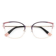 Load image into Gallery viewer, Retro Cat Eye Vintage Women Round Eyewear Frames Female Optical Prescription Glasses For Sight Square Ladies Clear Fake Glasses
