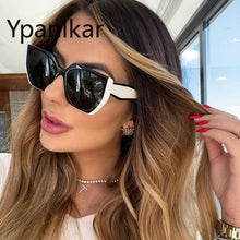 Load image into Gallery viewer, Retro Cat Eye Women  Sunglasses Colorful Leopard Gradient Shades UV400 Men Brand Designer Sun Glasses