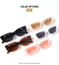 Load image into Gallery viewer, Retro Cat eyt Frame Sunglasses Women 2023  V Sun Glasses Men Rectangle Jelly Sunglasses with Metal Hinges UV400