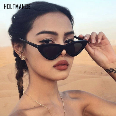 Retro Cateye Sunglasses Women Sexy Cat Eye Shade Vintage Sun Glasses Brand Designer Colorful Eyewear for Female Items