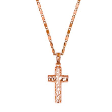 Carica l&#39;immagine nel visualizzatore di Gallery, Retro Christian Jesus Single Titanium Scripture Cross Necklace Stainless Steel Black Prayer Choker Cross Pendants For Men Colar