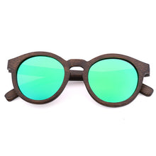 Load image into Gallery viewer, Retro Circle Glasses Sunglasses Women Polarized Vintage  Bamboo Wooden Sunglasses Men Driving Gafas De Sol