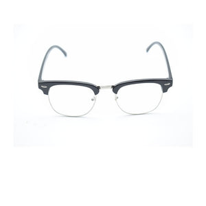 Retro Classic Clear Lens Nerd Frames Glasses Men Women Eyeglasses Vintage Half Metal Eyewear Frame  Designed