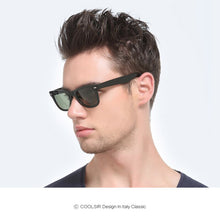 Load image into Gallery viewer, Retro Classic Polarized Sunglasses Mens Womens Tortoise Brown Square Glasses Vintage Driving Mirror Coating Shades 2140