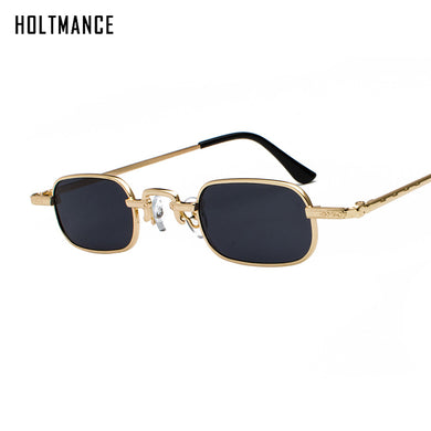 Retro Classic Round Steampunk Sunglasses Men and Women Brand Designer Rimless Glasses  UV400