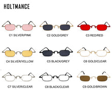Load image into Gallery viewer, Retro Classic Round Steampunk Sunglasses Men and Women Brand Designer Rimless Glasses  UV400