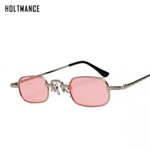 Load image into Gallery viewer, Retro Classic Round Steampunk Sunglasses Men and Women Brand Designer Rimless Glasses  UV400