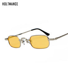 Load image into Gallery viewer, Retro Classic Round Steampunk Sunglasses Men and Women Brand Designer Rimless Glasses  UV400
