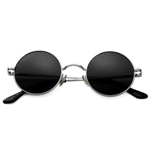 Load image into Gallery viewer, Retro Classic Small Round Polarized Sunglasses Men Brand Designer Sun Glasses Women Metal Frame Black Lens Eyewear Driving UV400