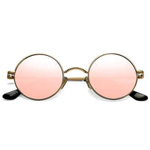 Load image into Gallery viewer, Retro Classic Small Round Polarized Sunglasses Men Brand Designer Sun Glasses Women Metal Frame Black Lens Eyewear Driving UV400