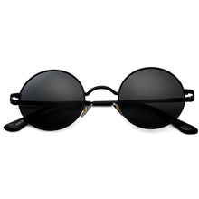 Load image into Gallery viewer, Retro Classic Small Round Polarized Sunglasses Men Brand Designer Sun Glasses Women Metal Frame Black Lens Eyewear Driving UV400