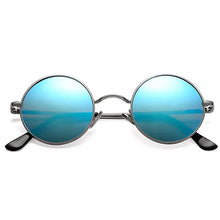 Load image into Gallery viewer, Retro Classic Small Round Polarized Sunglasses Men Brand Designer Sun Glasses Women Metal Frame Black Lens Eyewear Driving UV400