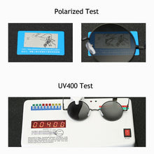 Load image into Gallery viewer, Retro Classic Vintage Round Polarized Sunglasses Men Brand Designer Sun Glasses Women Metal Frame Black Lens Eyewear Driving