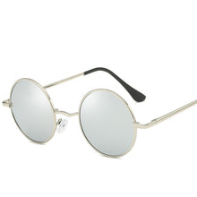 Load image into Gallery viewer, Retro Classic Vintage Round Polarized Sunglasses Men Brand Designer Sun Glasses Women Metal Frame Black Lens Eyewear Driving