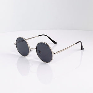 Retro Classic Vintage Round Polarized Sunglasses Men Sun Glasses Women Metal Frame Black lens Driving Fishing Eyewear UV400