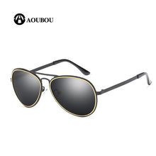 Load image into Gallery viewer, Retro Double ring Polarized Coating Metal Men Glasses Women Occhiali Da Sole Gafas Mujer Lunettes De Soleil Pour Hommes AB940