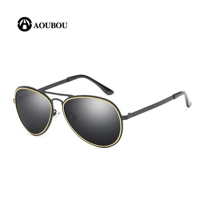 Retro Double ring Polarized Coating Metal Men Glasses Women Occhiali Da Sole Gafas Mujer Lunettes De Soleil Pour Hommes AB940