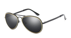 Retro Double ring Polarized Coating Metal Men Glasses Women Occhiali Da Sole Gafas Mujer Lunettes De Soleil Pour Hommes AB940