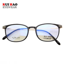 Load image into Gallery viewer, Retro Eyeglasses Frame Super Light ULTEM Optical Glasses Prescription Spectacles Frame Rui Hao Eyewear 17037