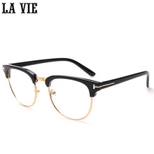 Load image into Gallery viewer, Retro Eyes Glasses Metal Half Frame Ultra Light Vintage Myopia Eyeglasses Frame Plain Lens Oculos De Grau Femininos Oculos