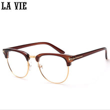 Load image into Gallery viewer, Retro Eyes Glasses Metal Half Frame Ultra Light Vintage Myopia Eyeglasses Frame Plain Lens Oculos De Grau Femininos Oculos
