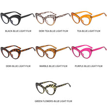 Load image into Gallery viewer, Retro Anti Blue Light Computer Cat Eye Glasses Women Myopia Prescription Eyeglasses Frames Sexy Ladies Optical Eyewear
