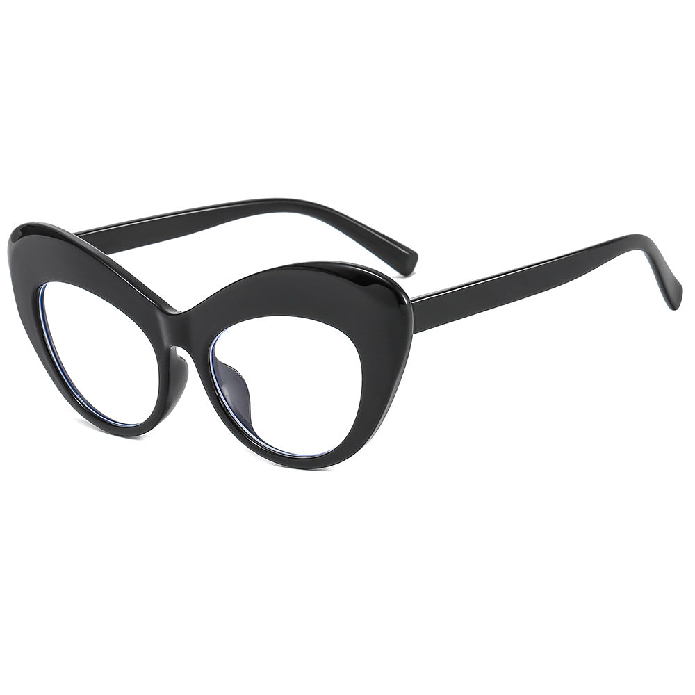 Retro Anti Blue Light Computer Cat Eye Glasses Women Myopia Prescription Eyeglasses Frames Sexy Ladies Optical Eyewear