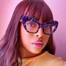 Load image into Gallery viewer, Retro Anti Blue Light Computer Cat Eye Glasses Women Myopia Prescription Eyeglasses Frames Sexy Ladies Optical Eyewear