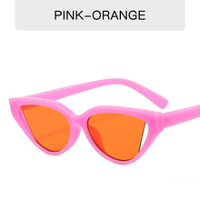 Load image into Gallery viewer, Retro Cat Eye Small Frame Sunglasses Personality Ocean Film Hip Hop Shade Glasses Women Mirror UV400 Gafas De Sol Mujer
