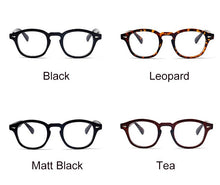 Load image into Gallery viewer, Retro Johnny Depp Style Glasses Small Men Classic Vintage Prescription Glasses Women Optical Spectacle Frame Clear lens