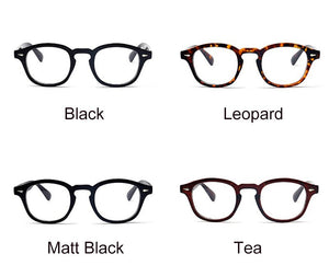 Retro Johnny Depp Style Glasses Small Men Classic Vintage Prescription Glasses Women Optical Spectacle Frame Clear lens