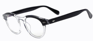 Occhiali da sole rotondi stile Johnny Depp retrò da uomo con lenti trasparenti colorate Design del marchio Party Show Occhiali da sole da donna Oculos De Sol 