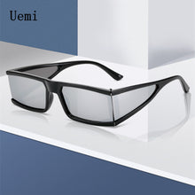 Load image into Gallery viewer, Retro Punk Square Sunglasses For Women Men Ins Popular Small Frame Silver Sun Glasses Trending Shades UV400 Ladies Eye